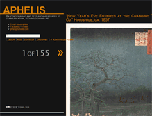 Tablet Screenshot of aphelis.net